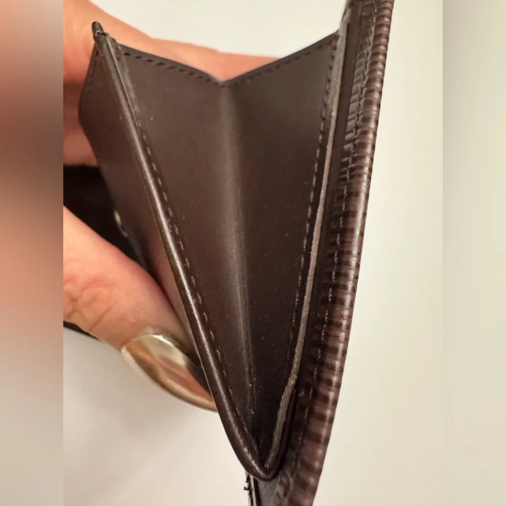 Authentic Louis Vuitton Brown Epi Leather Marco Wallet